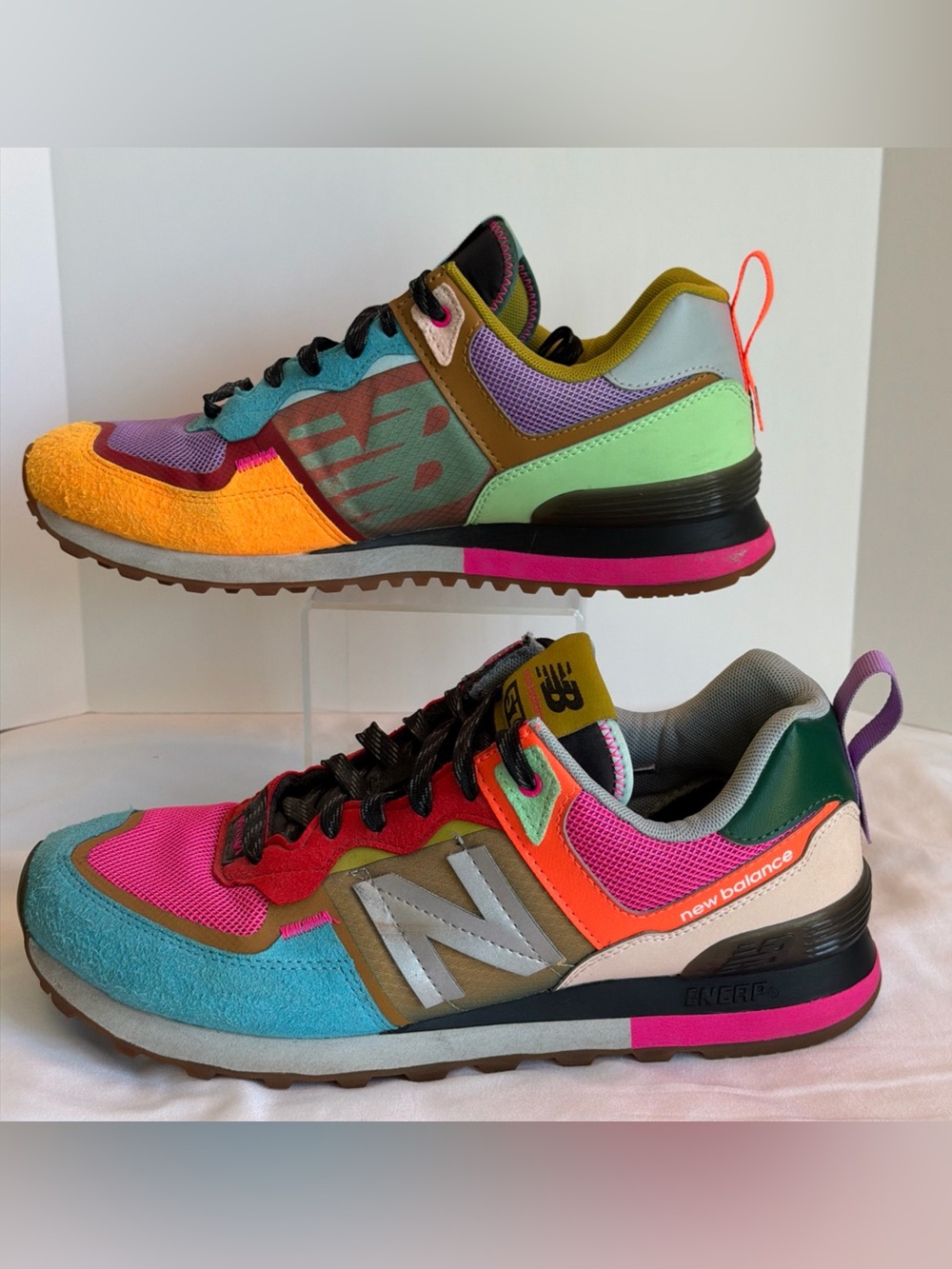 Men’s New Balance 574 ML574IME Mismatching Colorful Retro Style Size 9
